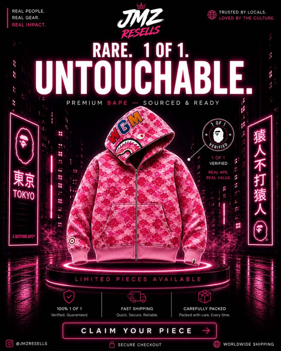 WGM Color Camo Shark Full-Zip — Pink